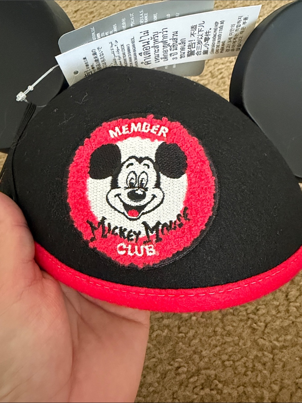 The Mickey Mouse Club 70th Anniversary Mouseketeer Ears Hat for Adults - Picture 5 of 5